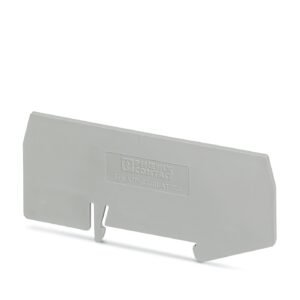 Placa separadora, longitud: 90,9 mm, anchura: 2 mm, altura: 45 mm, color: gris