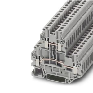 Borne de doble piso, tipo de conexión: Conexión por tornillo, sección: 0,14 mm² - 6 mm², AWG: 26 - 10, anchura: 6,2 mm,