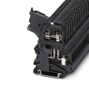 Borne de carril para fusible, tipo de fusible: Vidrio/cerámica/..., tipo de conexión: Conexión por tornillo, sección: 0,