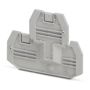 Tapa final, longitud: 69,9 mm, anchura: 2,2 mm, altura: 57,5 mm, color: gris