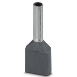 Punteras de conductor, para dos conductores de 0,75 mm², longitud del casquillo: 8 mm, con cuello aislante, estañado gal