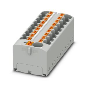 Bloque para distribución, tensión nominal: 800 V, corriente nominal: 32 A, tipo de conexión: Conexión push-in, Conexión