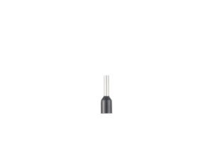 Puntera tubular preaislada de 1x1,5mm. largo 8mm.
