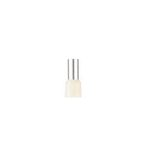 Puntera tubular preaislada de 1x16mm. largo 12mm.