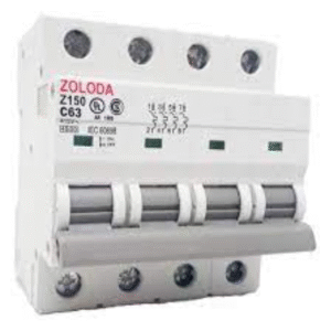 Interruptor termomagnético tetrapolar curva C 25A (4.5kA)