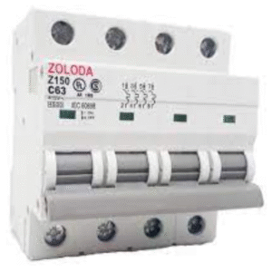 Interruptor termomagnético tetrapolar curva C 63A (4.5kA)