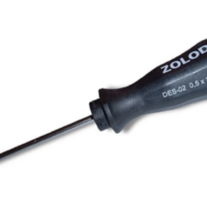 Destornillador p/tornillos cabeza ranurada simple de 0.5 x 3 x 80 mm. (sugerido para BPN-2,5)