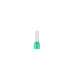 Puntera tubular preaislada de 1x6mm. largo 10mm.