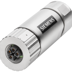 Power M12 Cable Connector PRO salida de cable axial para confección en campo, inserto hembra, codificación L (conector h