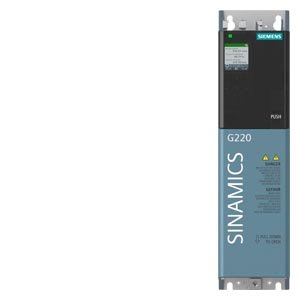 SINAMICS G220 380-500 V 3 AC +10/-20% 47-63 Hz ,potencia con sobrecarga leve: 1,5 kW 150% 3 s, 110% 57 s , potencia con