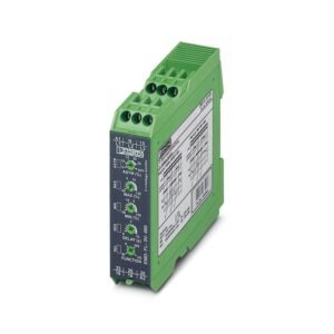 Relé de supervisión para la supervisión de tensiones de 3 fases de 280...520 V AC, subtensión, Window, secuencia de fase