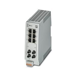 Managed Switch 2000 serie, 6 puertos RJ45 10/100 MBit/s, 2 Multimodo ST 100 MBit/s, índice de protección: IP20, Temperat