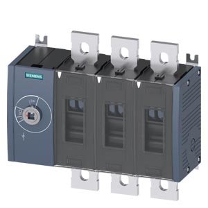Seccionador rotativo s/portafusibles, In:630A, Tamaño 4, 3 polos