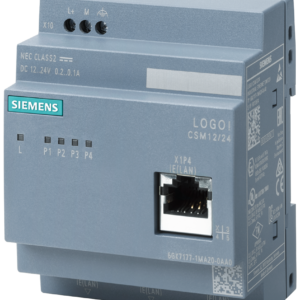 LOGO! CSM12/24 COMPACT SWITCH MODUL CONEXION A LOGO! (...0BA7/...0BA8) Y HASTA 3ESTACIONES MAS A IND. ETHERNET A 10/100