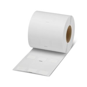 Banderita de marcado de cables, Rollo, blanco, sin rotular, rotulable con: THERMOMARK ROLL, THERMOMARK ROLL X1, THERMOMA