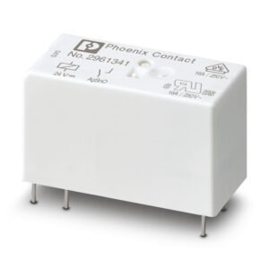 Relé de potencia en miniatura enchufable, con contacto de potencia para corrientes de cierre elevadas, 1 contacto de cie