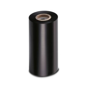 Cinta entintada, longitud: 300 m, anchura: 110 mm, tinta: negra (especial para entubados termorretráctiles)