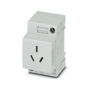Tomacorriente 220V 10A para interior de tablero en riel din