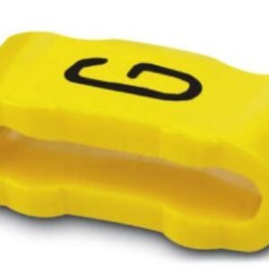 Manguitos de señalización, rotulación con la letra mayúscula: G Letras, amarillo, anchura: 4,3 mm
