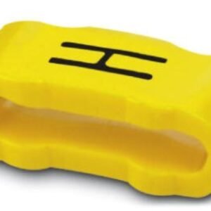 Manguitos de señalización, rotulación con la letra mayúscula: H Letras, amarillo, anchura: 4,3 mm
