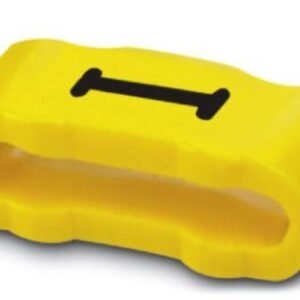 Manguitos de señalización, rotulación con la letra mayúscula: I Letras, amarillo, anchura: 4,3 mm