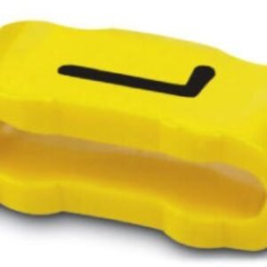 Manguitos de señalización, rotulación con la letra mayúscula: L Letras, amarillo, anchura: 4,3 mm