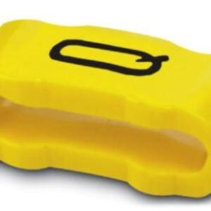 Manguitos de señalización, rotulación con la letra mayúscula: Q Letras, amarillo, anchura: 4,3 mm