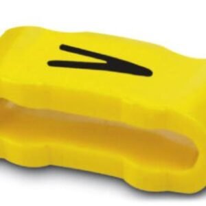 Manguitos de señalización, rotulación con la letra mayúscula: V Letras, amarillo, anchura: 4,3 mm
