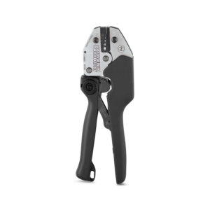 CRIMPEADORA para punteras no aisladas y auisladas ,0,25 mm² ... 6,0 mm², introducción lateral, ENGASTE TRAPEZOIDAL