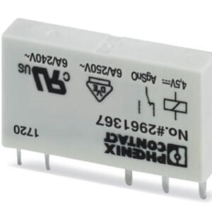 Relé de potencia en miniatura enchufable, con contacto de potencia, 1 contacto conmutado, tensión de entrada 4,5 V DC