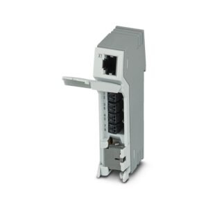 Patch panel, conector hembra RJ45 en bornes IDC, 10/100/1000 MBit/s, montaje sobre carril, IP20, contacto de protección